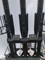 machine gun on the roof