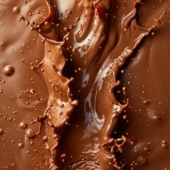 Photo of a chocolate splash