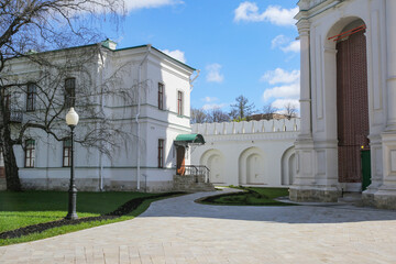 Novodevichy convent in spring. Moscow. Russia. April, 2024.