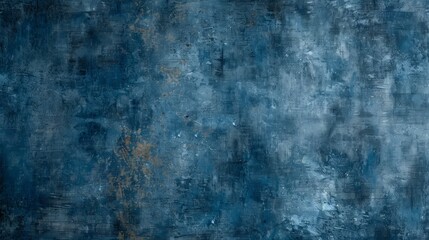 A blue background with a lot of texture and a few specks of gold