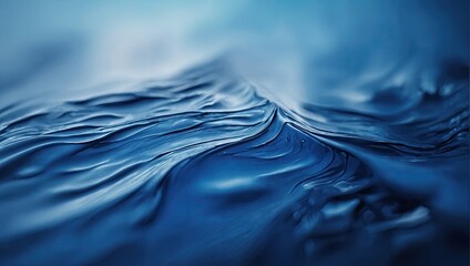 Abstract blue silk wave cool background
