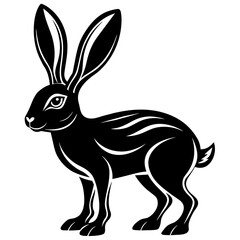 antelope-jackrabbit-goes-icon-vector 