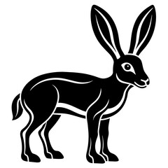 antelope-jackrabbit-goes-icon-vector 
