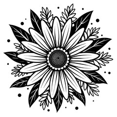 beautiful-daisy-doodles-flowers 