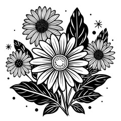 beautiful-daisy-doodles-flowers 