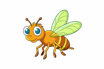 horsefly cartoon vector illustration