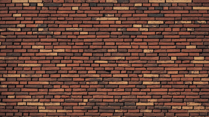 Red Brick Wall Background Pattern: Rustic and Textured Design