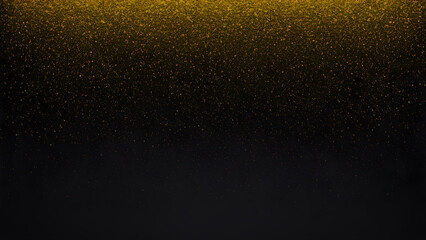 a dark background with gold glitter on it