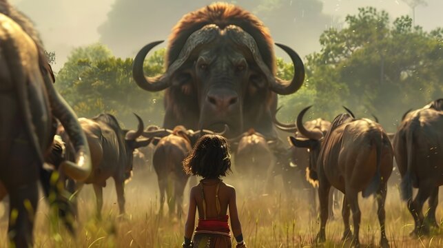 A Childs Profound Journey of Respect Discovering the Wonders of a Diverse Animal Herd