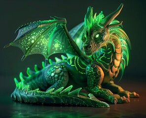 fantasy dragon.