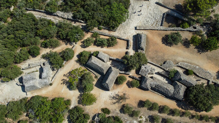 ancient village of Les Bories and its thirty huts, whose exceptional dry stone architecture has...