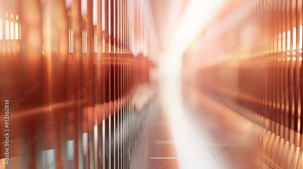 Poster abstract background with mesmerizing reeded glass effect ethereal 3d render