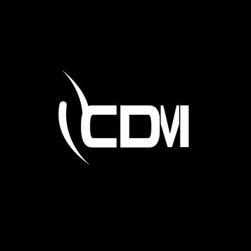 Initial letter CDM logo and wings symbol. Wings design element, initial Letter CDM logo Icon, Initial Logo Template.
