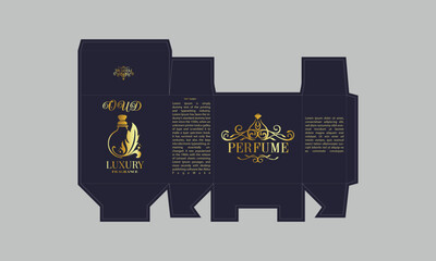 Product packaging box design Template