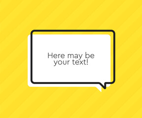 Quote frame blank, text quote boxes, message