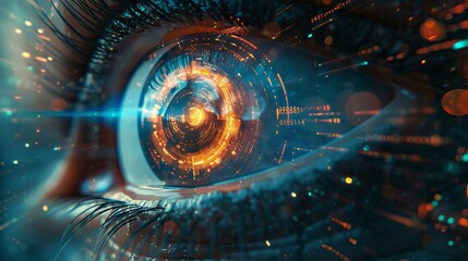 Business concept futuristic design 