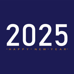 2025 New Year celebrate banner featuring dazzling and shimmering golden glitter. Christmas Holiday vector illustration