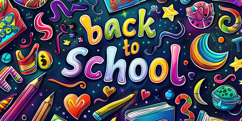 A vibrant and colorful illustration featuring the phrase 