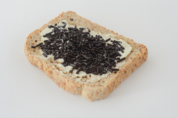 Toast with chocolat