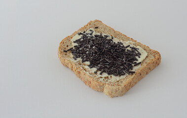 Toast with chocolat