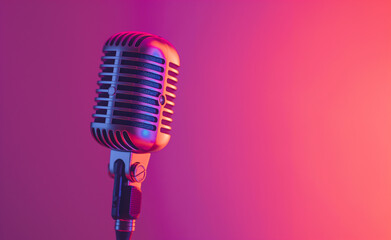 Fototapeta premium Captivating Podcast Studio Banner Design
