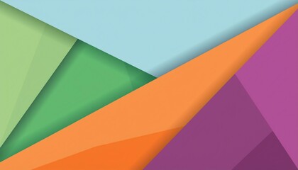 Multicolored paper PPT presentation wallpaper
