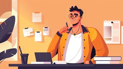 Accounting director symbolizing analytical thinking and leadership skills