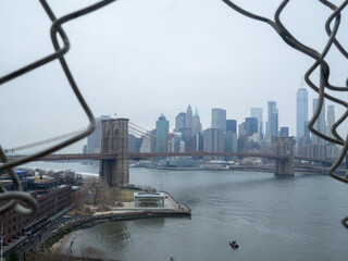 Brooklyn Bridge seen from Manhattan Bridge