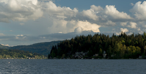 Houses on west side of Lake Sammamish - 2