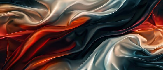 Obraz premium Abstract background with beautiful flowing fabric