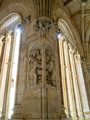 Nativity sculpture in the cloister of San Esteban Convent