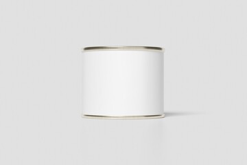 Blank Tin Can Mockup