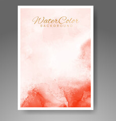 Cards with watercolor background. Design for your cover, date, postcard, banner, logo.