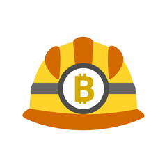 Cryptocurrency Mining Helmet Concept