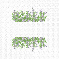 Lavender-themed Card Background with Rhombus Details