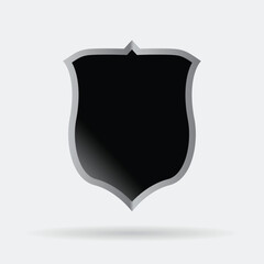 Shield Icon in trendy flat style isolated on grey background. Sheild symbol for your web site design, logo, app, UI/ux. Vector design element illustration