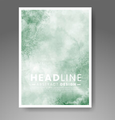 Cards with watercolor background. Design for your cover, date, postcard, banner, logo.