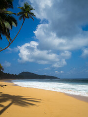 Male Beach in south São Tomé