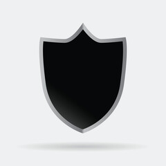 Shield Icon in trendy flat style isolated on grey background. Sheild symbol for your web site design, logo, app, UI/ux. Vector design element illustration