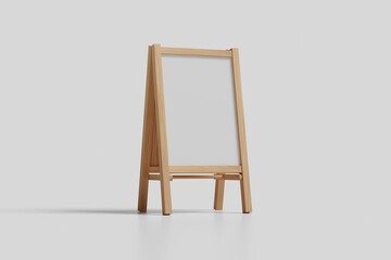 Blank Sandwich Board Mockup
