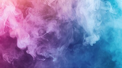 A dark room with a lot of smoke and steam