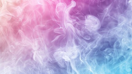 Fototapeta premium A colorful, swirling smokey background with a pink, blue, and orange hue