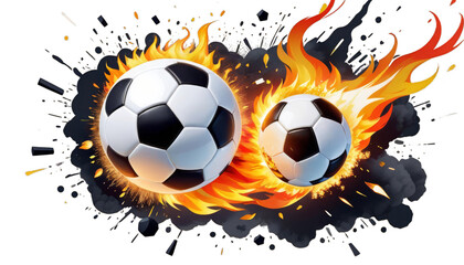 size inches soccer vertical poster cm space fire copy 24x36 design exploding dpi template ball 31x91 water elements 300 modern resolution high sports tournament football competition signs flames