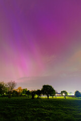 Aurora Borealis over Newcastle upon Tyne