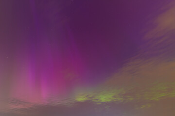 Aurora Borealis over Newcastle upon Tyne