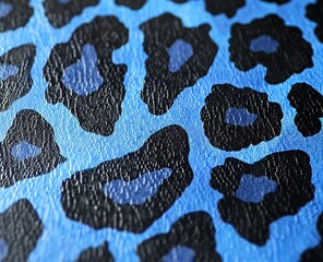 background abstract leopard blue print.