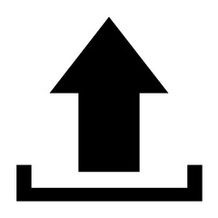 Upload icon download add cloud arrow symbol flat vector illustration design