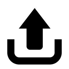 Upload icon download add cloud arrow symbol flat vector illustration design