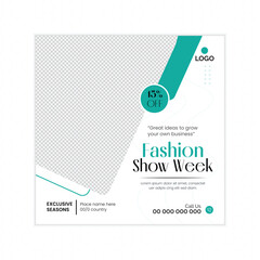 fashion sale social media post design