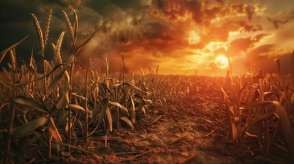 Background information on the 2024 World food crisis concept highlighting the impact of global food shortages due to factors such as war and climate change